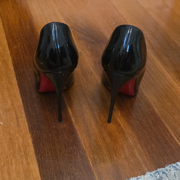 Christian Louboutin Black Patent Heels - Picture 2 of 3